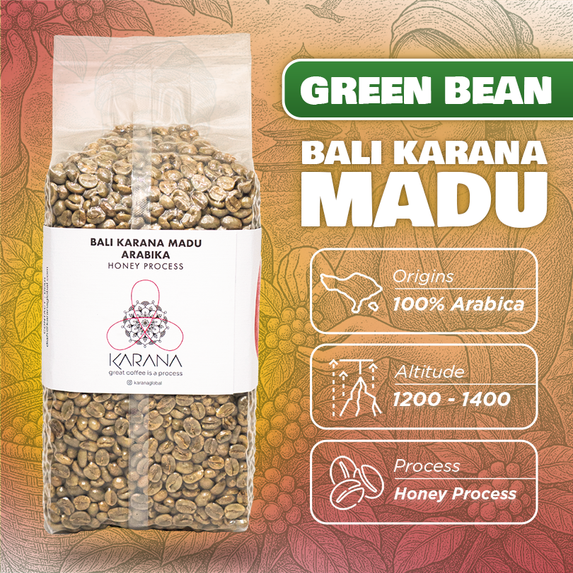 Green Bean Arabika Bali Karana Madu - Honey Process (Specialty) 1kg - Image 2
