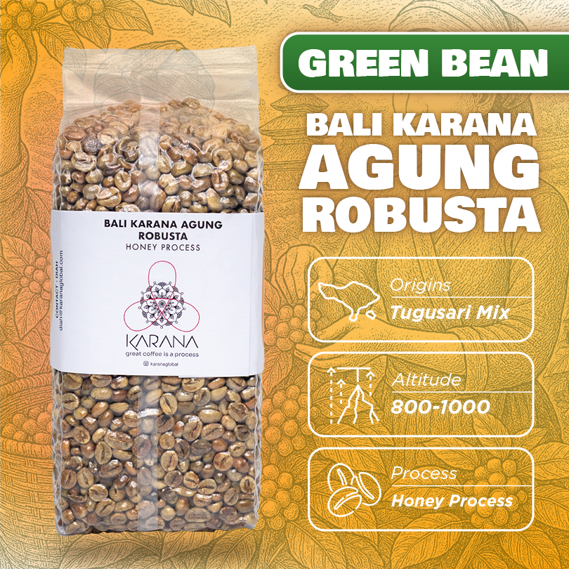 Green Bean Bali Karana Agung Robusta-Honey Process 1kg - Image 2