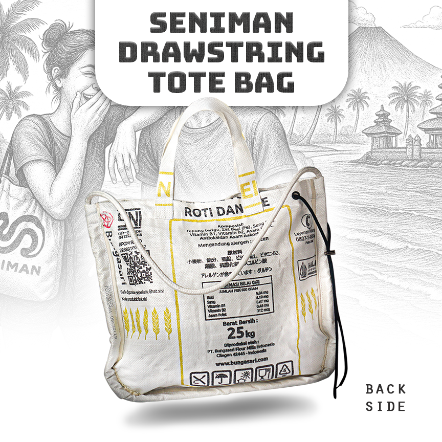 Seniman Tote Bag Drawstring - Image 3