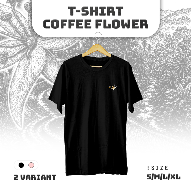 T-Shirt Coffee Flower